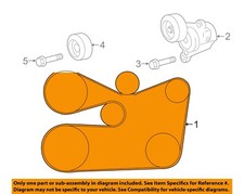 Lexus TOYOTA OEM 2016 RX350-Serpentine Drive Fan Belt 90916A2026