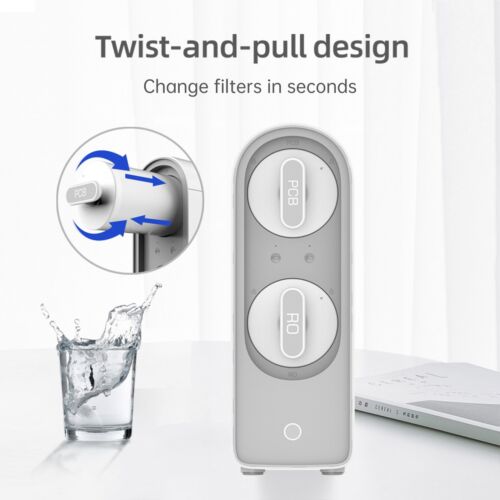 Geekpure Sistema di filtrazione acqua ad osmosi inversa senza serbatoio -800GPD 2:1 - Foto 8 di 10