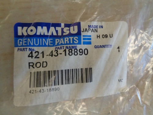421-43-18890 Komatsu ROD 4214218890 - Picture 2 of 4