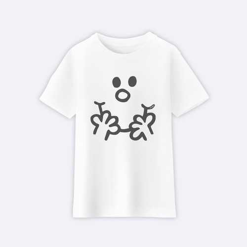 Personalized Short Sleeve Kids T-Shirt Printed In France White Color - Picture 7 of 42