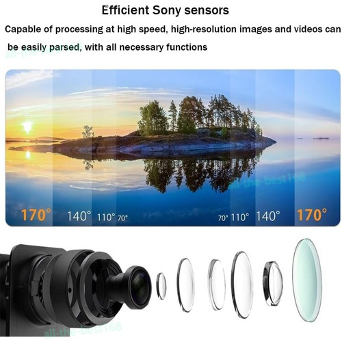 4K 16MP 1080P HD 170° Action Camera Sports Diving Waterproof With Remote Control - Picture 9 of 17