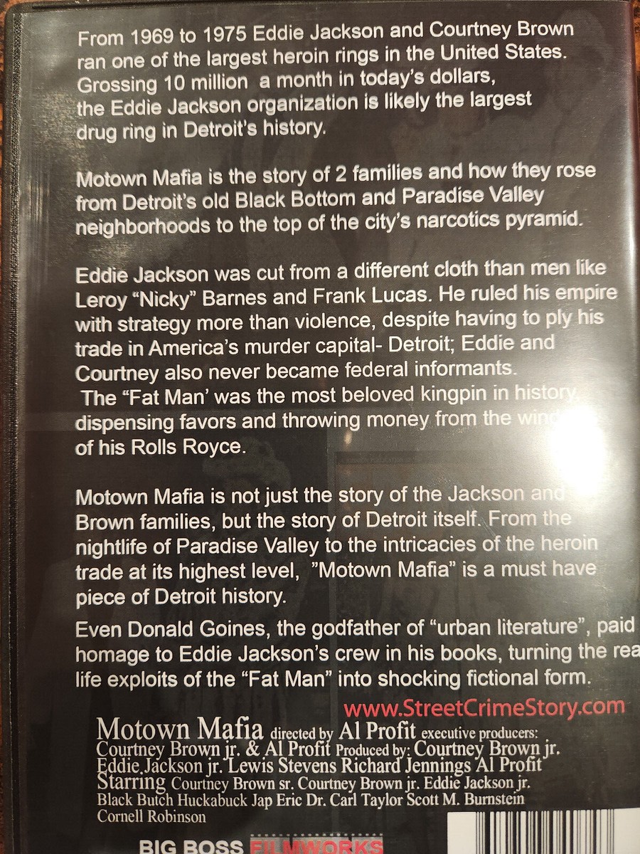 MOTOWN MAFIA-STORY OF EDDIE HACKSON & COURTNEY BROWN (DVD