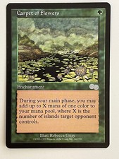 1998 Magic The Gathering - Urza's Saga - NM - Carpet of Flowers