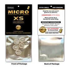 MICRO SMALL MINI PECKER WILLY CONDOMS - Tiny GAG Joke Funny Gift Party - XMAS 