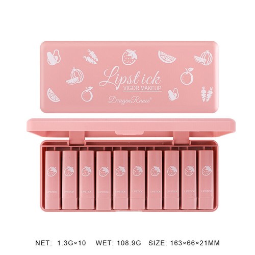 10Pcs/Set Long Lasting Lip Gloss Beauty Glazed Matte Liquid Lipstick Lip Makeup~ - Picture 11 of 12