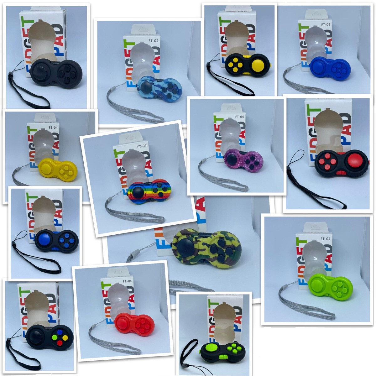 Fidget Pad Fidget Toy Cube Children Desk Spinner Adults Stress Relief ADHD  UK