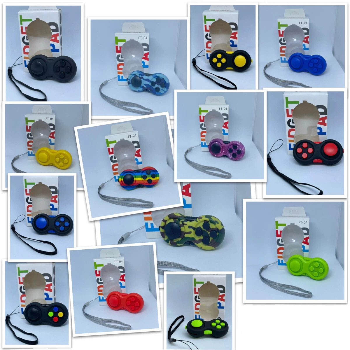 Fidget Pad Fidget Toy Cube Children Desk Spinner Adults Stress