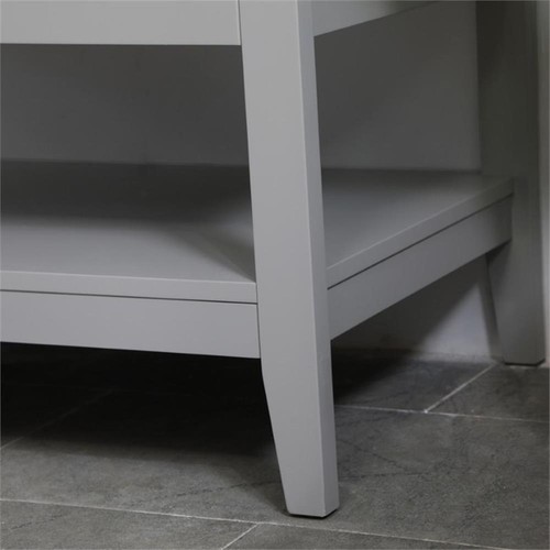 Elegant Decor Aubrey 30" Single Quartz Top Bathroom Vanity in Gray - Picture 14 of 15