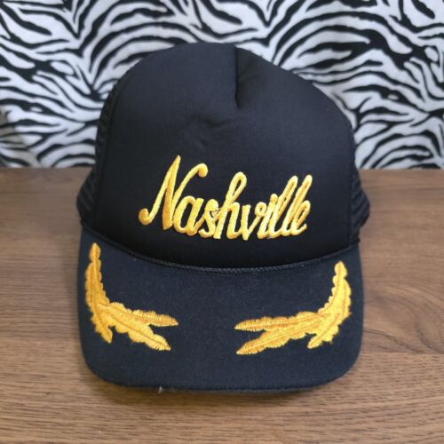 AUC99 0501 Thrifted Vintage Rare Nashville Tennessee Hat JAS01