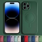 Do iPhone 14 Pro Max 13 12 11 Mag Safe Odporne na wstrząsy silikonowe etui Magnetyczne etui