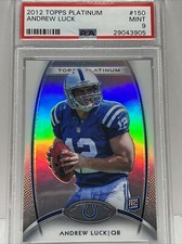 2012 Topps Platinum Andrew Luck #150 RC PSA 9 MINT