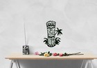 Tiki Pole - Inspired Design Hawaiian Home Decor Wall Art Decal Vinyl Sticker