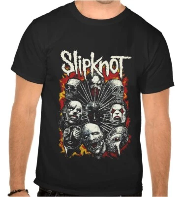 FRUIT OF THE LOOM Slipknot Rock Music Logo Kinder T-Shirt Schwarz -1033 -SW-Kids