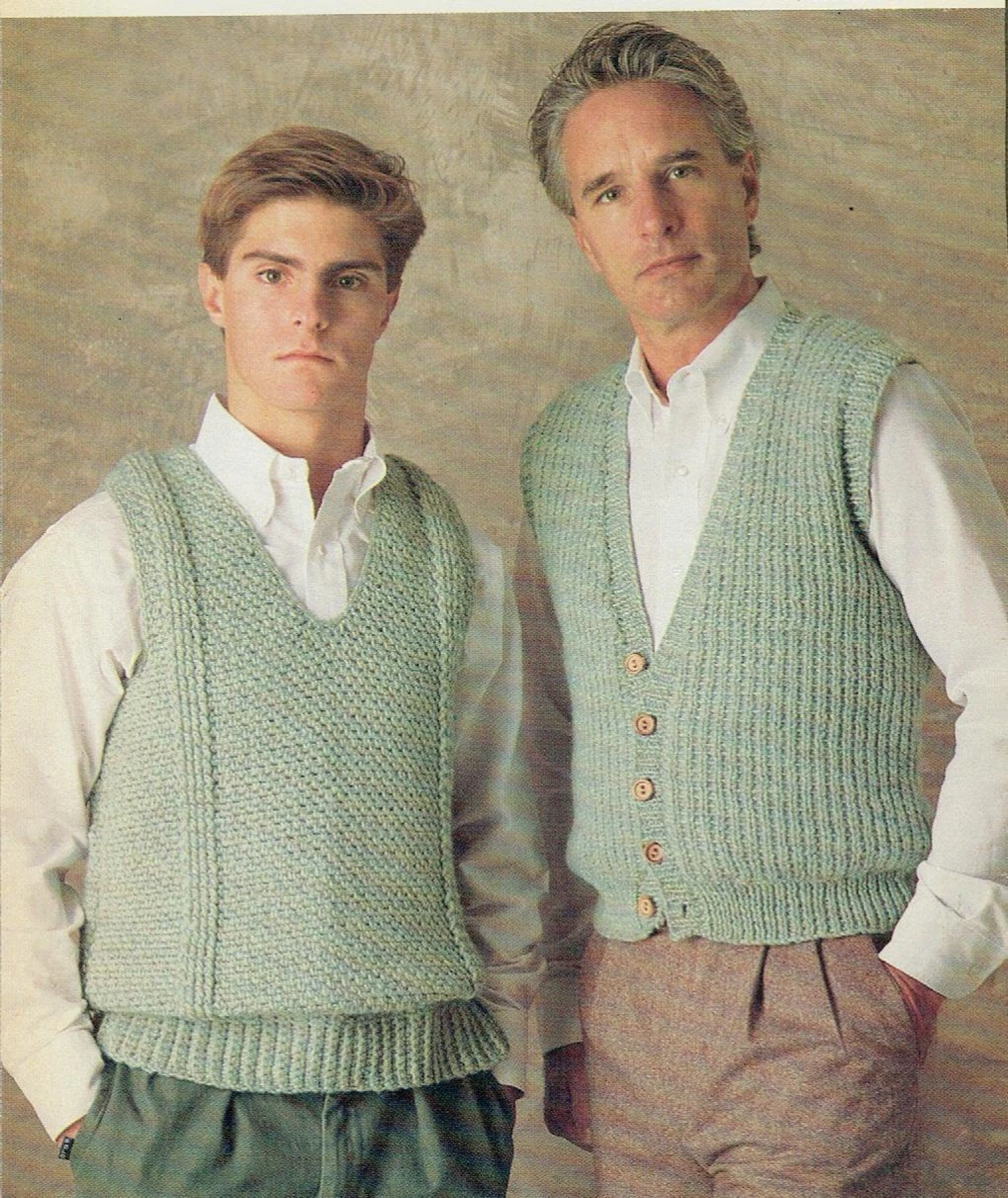 Mens shop patterned vests
