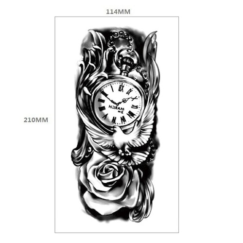 Multi-coloured Fox Wolf Lion Temporary Tattoo Waterproof Body Art Tattoo Sticker - Picture 79 of 80