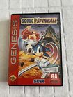 Sonic Spinball (Sega Genesis, 1993) Case/Game No Manual Tested & Working