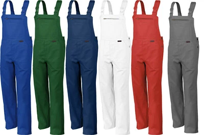 Qualitex Latzhose BW270 Arbeitshose Montage Berufskleidung Maler Gärtner Übergr.