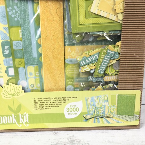Eco Simple Trees For The Future 3000 Piece Scrapbook Kit & Storage Box 12 X 12 - Picture 3 of 8