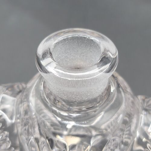 Vintage 1940er IRICE Love Birds Glas Parfüm Flasche mit Original Etikett 6 1/4" USA - Bild 9 von 14