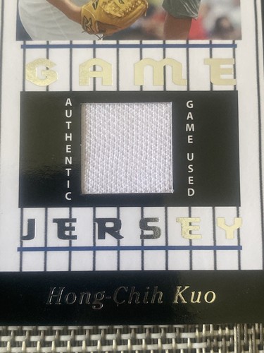 2008 UPPER DECK LA DODGERS HONG-CHIH KUO AUTHENTIC GAME-USED JERSEY CARD# 97-HK - Picture 3 of 12