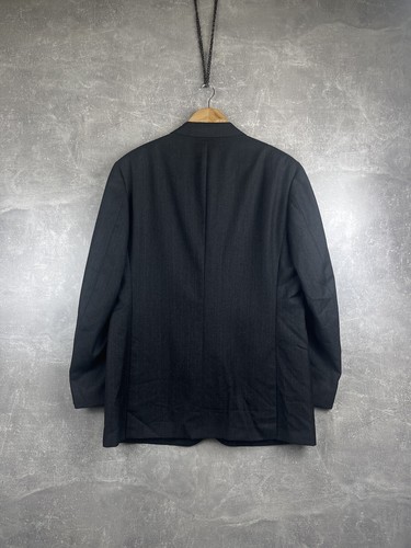 Kiton Vintage 3 Buttons Gray/Blue Wool Blazer Jacket Size 54 R7 Made In Italy - Picture 5 of 10