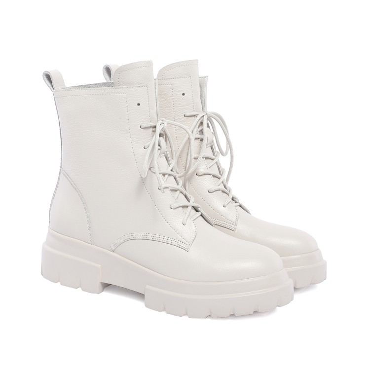Mujeres Anke botas De Combate Combate Combate Militar Cuero Real Cuña Tacón Plataforma Zapatos Con Cordones 5b4ea0 Mujeres Anke botas De Combate Combate Combate Militar Cuero Real Cuña Tacón Plataforma Zapatos Con Cordones 5b4ea0