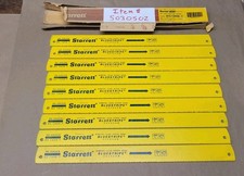 Lot Of 9 Starrett BS1806-7 HSS Cutting Edge Bluestripe Power Hacksaw Blades 18"