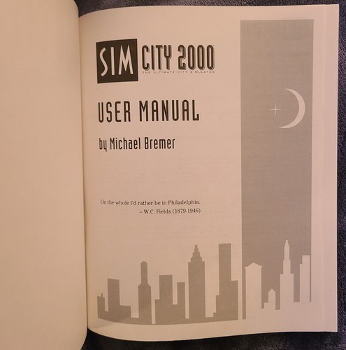 Sim City 2000 User’s Manual Game Guide Game Book - Picture 3 of 8