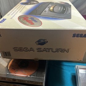 Sega Saturn MK-80001 Console System IB w/ Virtua Fighter Tested & Works 6 games 