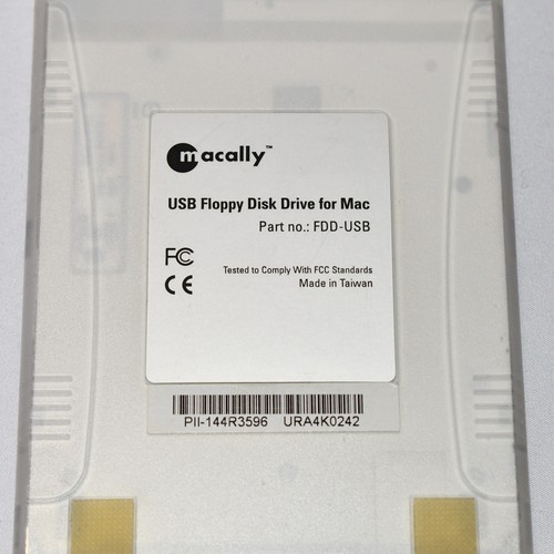Tested Vintage Macally USB Floppy Disk Drive for Mac Apple PC 0525!!! - Picture 3 of 4
