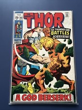 MIGHTY THOR #166 FN | Loki 2nd Him/Warlock | Marvel 1969