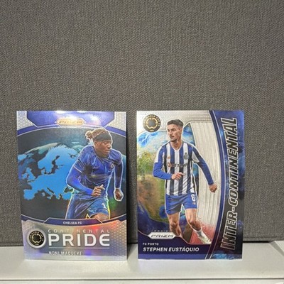 Panini Prizm Madueke Chelsea Continental Pride & Eustáquio Porto Inter-Continen 