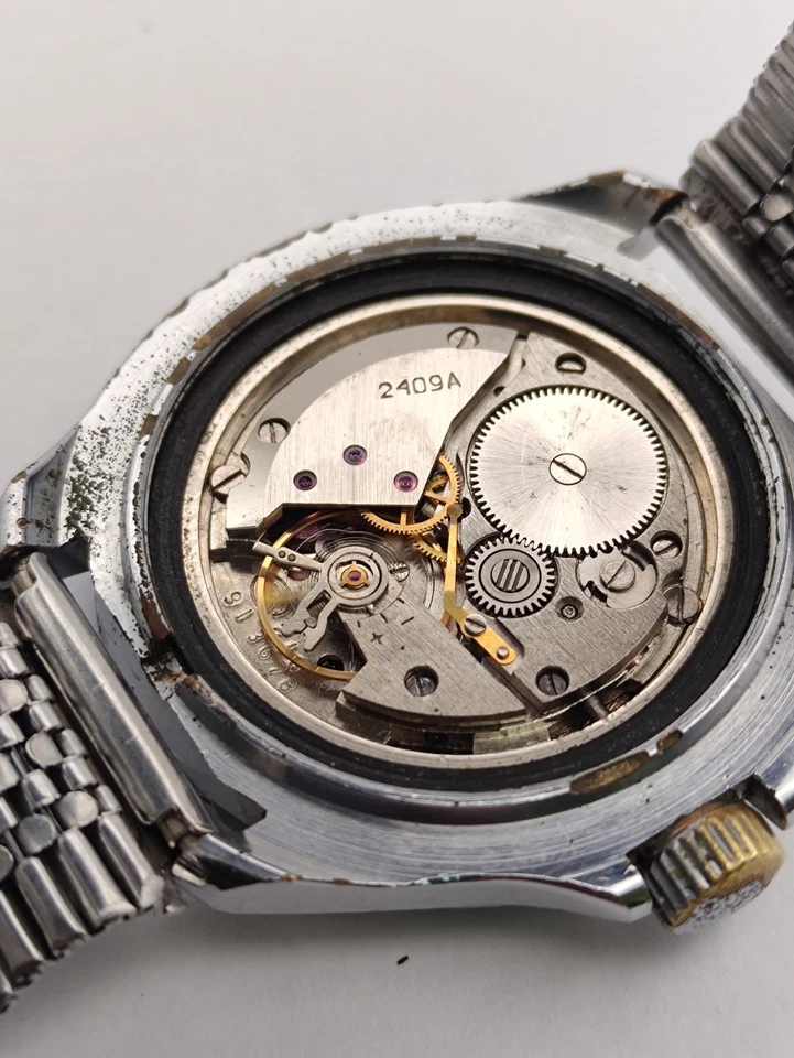 Vostok 2409A Reloj Militar URSS Hombres Soviéticos Komandirskie Pulsera Bisel Foto 3 de 4