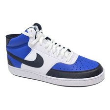 Nike Court Vision Mid Game Royal Black White Basketball Men's 12 New FQ8740 480
