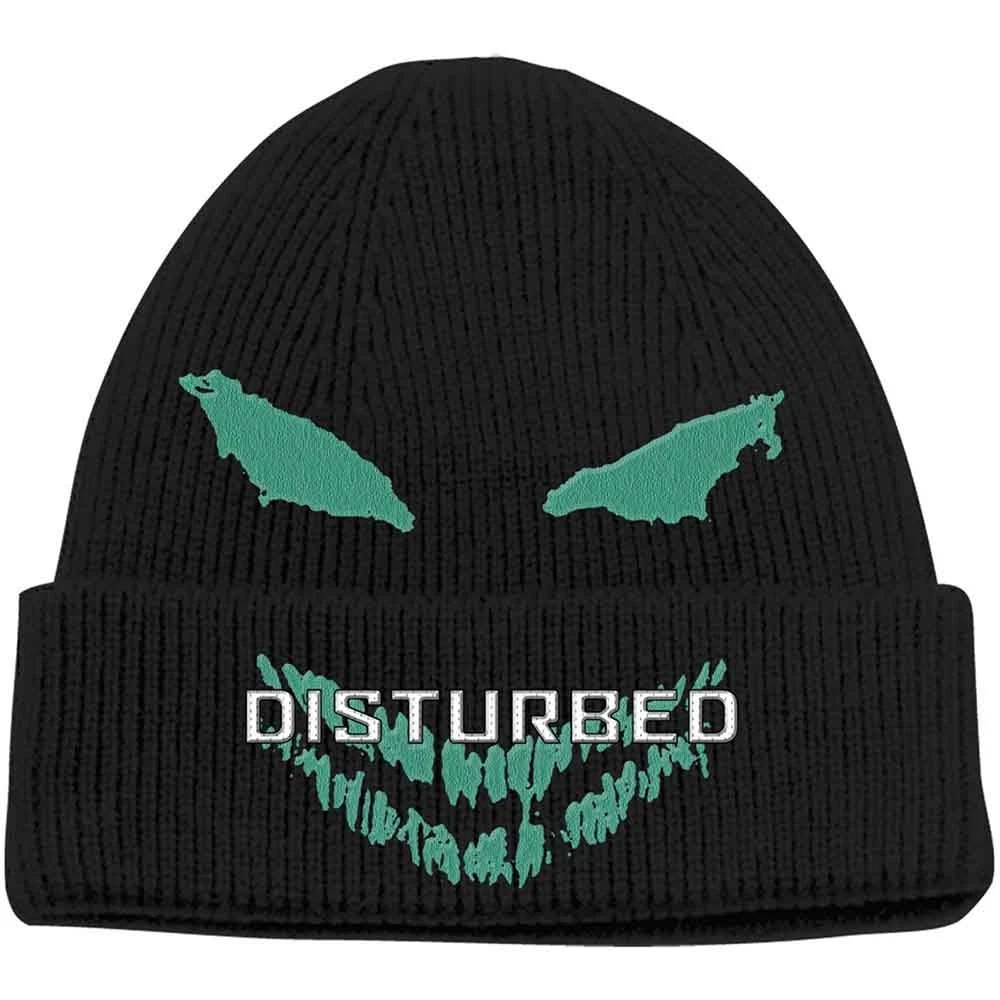 Disturbed Green Face Official Beanie Hat