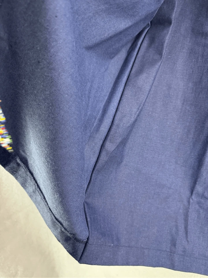 Falda envolvente vintage hecha a mano de mezclilla con cuentas del suroeste occidental talla 16 Foto 4 de 4