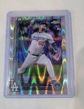 2025 Topps Chrome MLB - RayWave - #71 Edgardo Henriquez (RC) - LA Dodgers