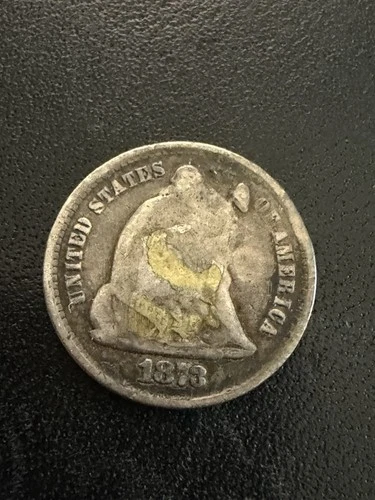 1873 S Seated Liberty Half Dime G/VG