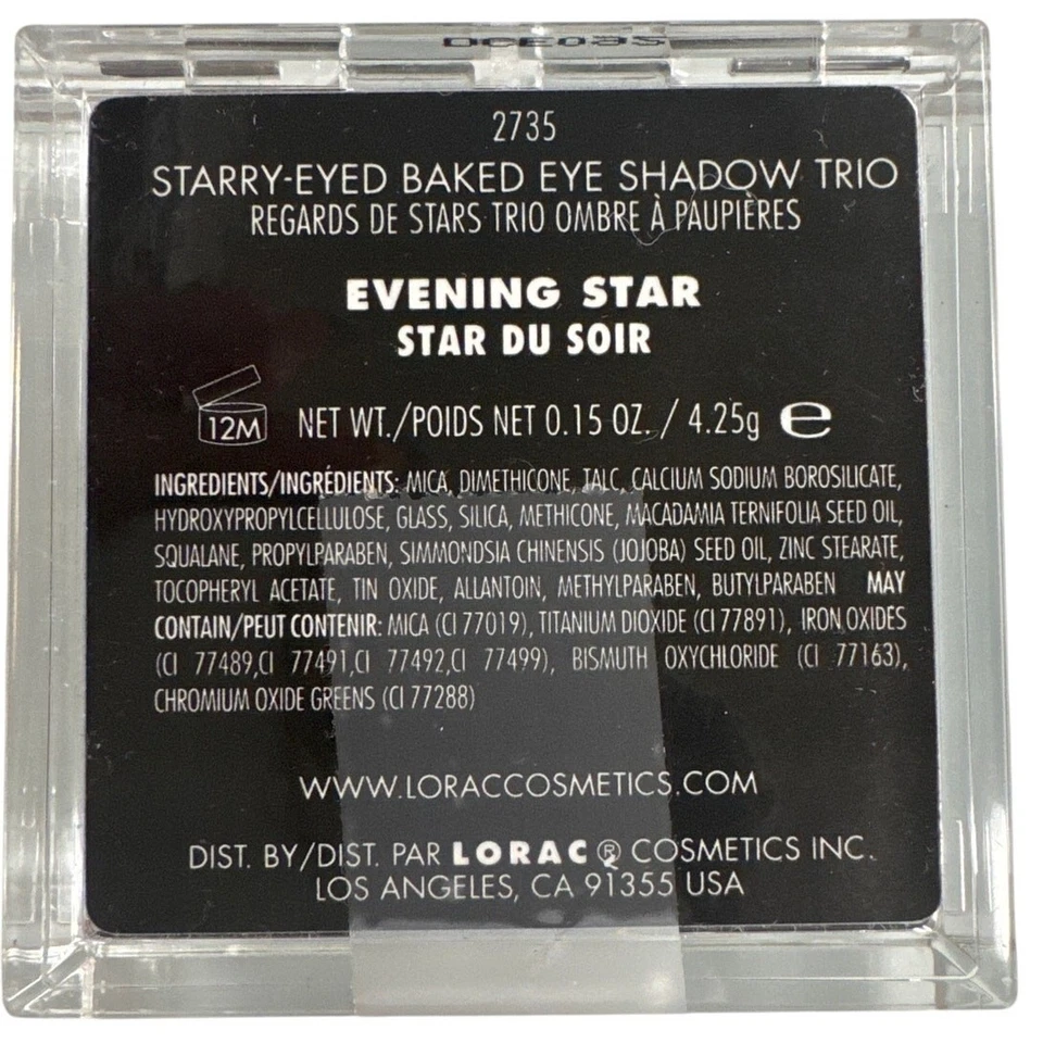 LORAC Starry-Eyed Baked Eyeshadow “Evening Star / Star de Soir” 4.25g – New - Image 2 of 2