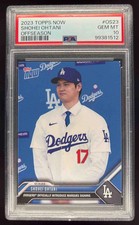 2023 Topps Now Off-Season #OS-23 Shohei Ohtani PSA 10