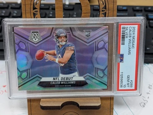 2024 PANINI MOSAIC 289 CALEB WILLIAMS SILVER ROOKIE CARD PSA 10 🔥HOT🔥