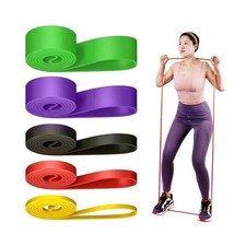 Heavy Duty Resistance Bands Set of 5  Exercise Pull up Assist Fitness Workout