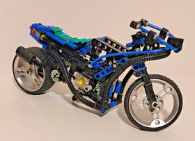 Lego 8430 Technic Mag Wheel Master/Chopper Bike. 100% Complete w/ Manual Retired
