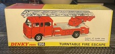Vintage Boxed Dinky Toys No. 956 Turntable Fire Escape with original box