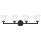 Designers Fountain D278M-4B-MB Bronson Bathroom Vanity Light Matte Black