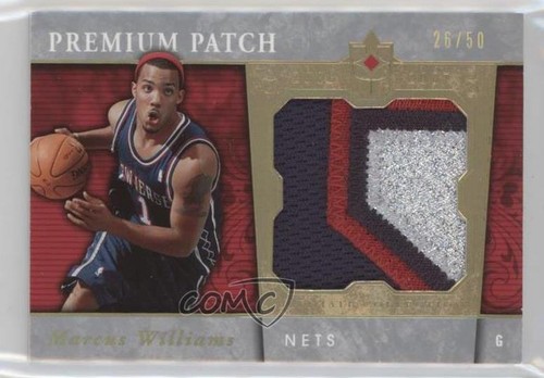2006-07 Ultimate Collection Premium /50 Marcus Williams Rookie Jumbo Patch RC - Picture 1 of 3
