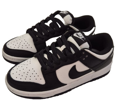 Nike Sportswear  DUNK LOW - Sneaker low - white/black Gr 36,5