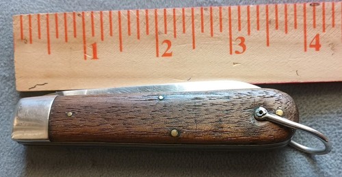 1965-1969 Case XX Knife Electrician Lineman Folding Dbl Blade 12031L Wood Handle - Picture 7 of 7