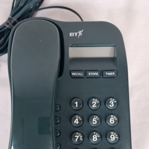 BT Relate 250 Push Button Corded Vintage Telephone Dark Green Tested & Working - Afbeelding 5 van 19