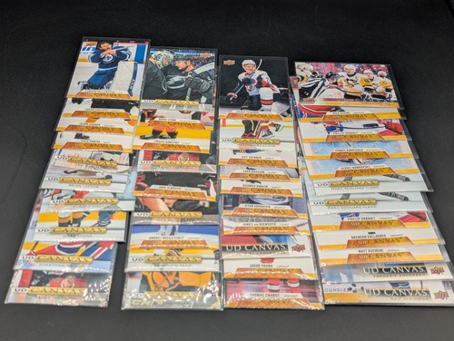 41 Stück 2017-2021 Upper Deck UD Canvas Sidney Crosby Suzuki Tkachuk